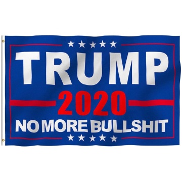 Polyester donald trump flag with brass grommets