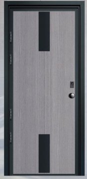 Pintu keamanan rumah kelas atas dan tampan
