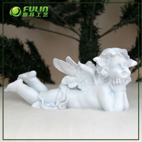 Incandescente alato Figurine di angelo bambino (NF85214D)