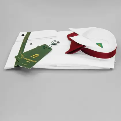 Breathable Mens Tuxedo Shirt with Bow Tie