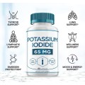 Capsules d'iodure de potassium comprimés de rayonnement