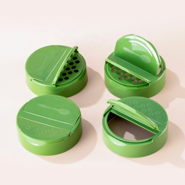 China Hot Sales PP Flip Top Dispensing Caps for Spice Jars (55mm/65mm)
