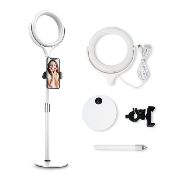 Luz de anillo LED de diseño simple certificado por CE/FCC/ROHS para transmisión en vivo y tiktok