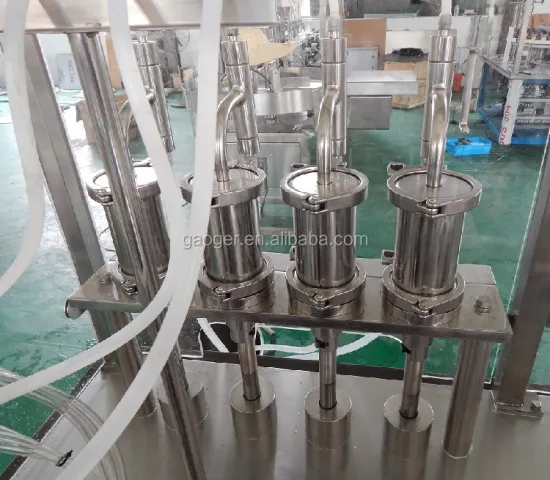 Automatic filling and capping machine
