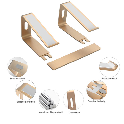 Soporte para computadora portátil, escritorio plegable, ergonómicamente ajustable