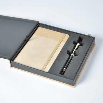 Personalized Logo Notebook and Pen PU Leather Gift Set