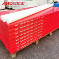 Hoja de plástico de polietileno de tablero de HDPE rojo de 1-300 mm