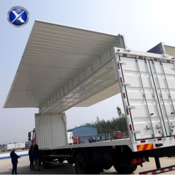 Large factory hot sell dry cargo truck bodywork wing open truck body