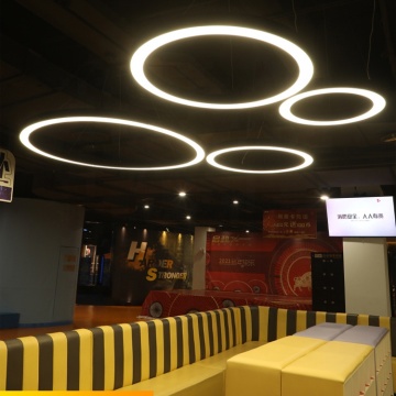 100cm-300cm DALI Dimming LED Linear Light Pendant for Offices and Restaurants