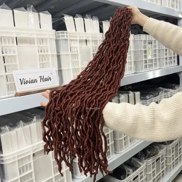 Wholesale Wholesale gros artificial dreadlocs, nu locs, crochet hair dreadloc extensions - 36 inch soft locs nu loc