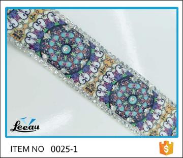 Σίδερο σε κρύσταλλο Rhinestone Trimming για φόρεμα