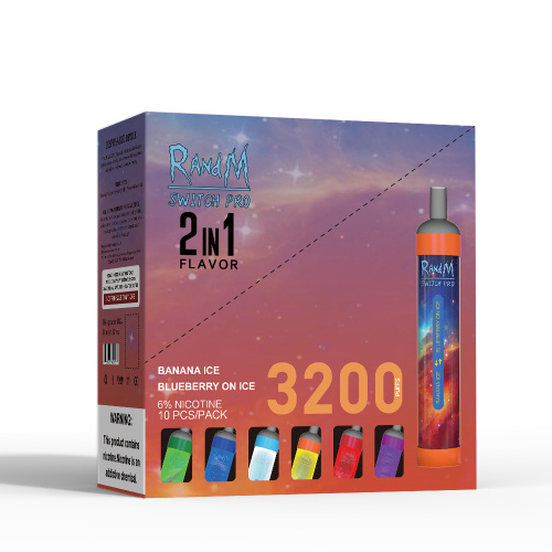 2 in 1 shine light Disposable electronic cigarette