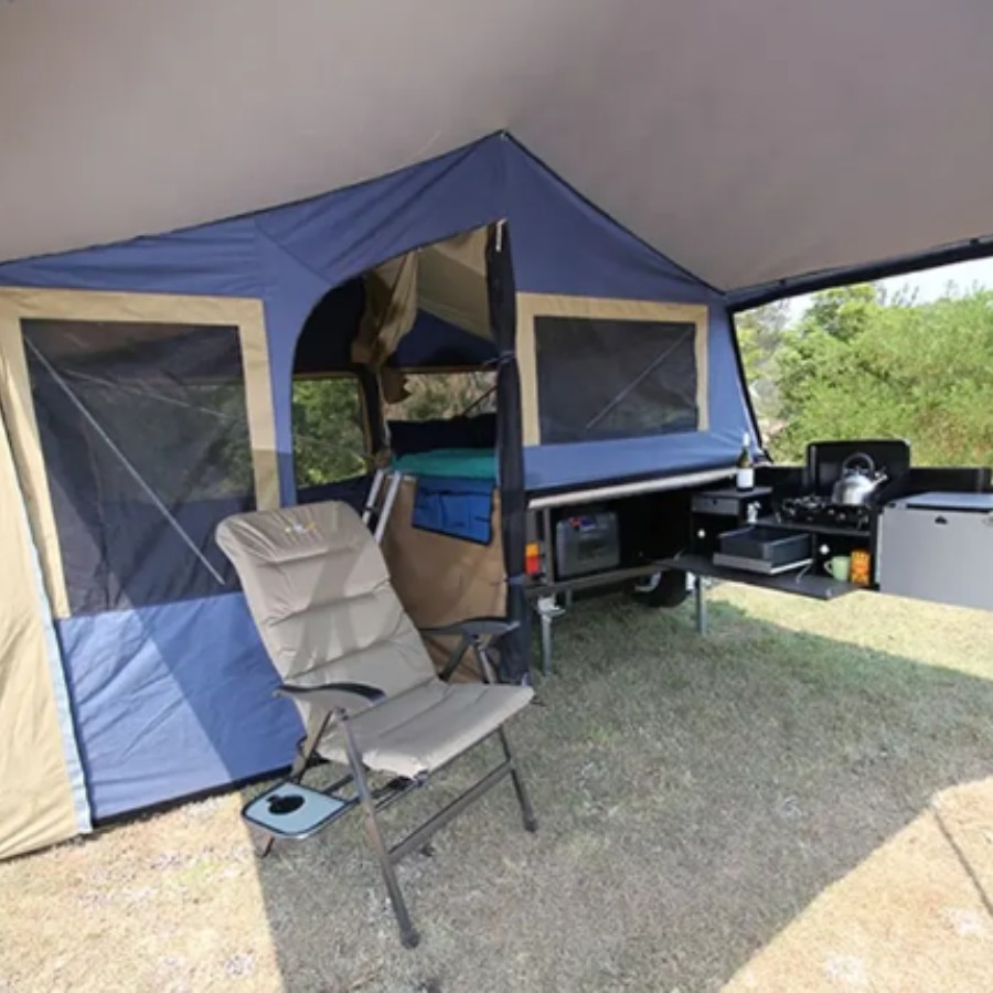 Off road camper camping travel trailer