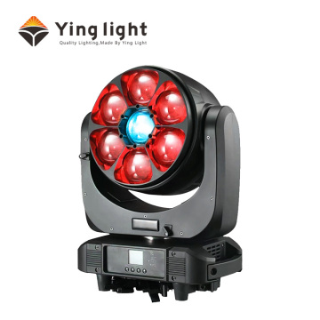 7x60W LED Big Bee Eye Wash Zoom Moving Head Stage Light RGBW 4in1 LED Moving Head Lighting