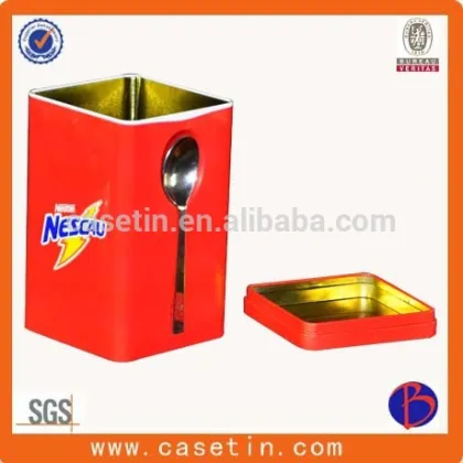 yellow tea canister , square tea tin canisters , tea canister