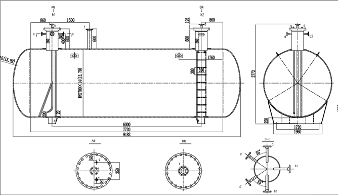 Underground LPG tank