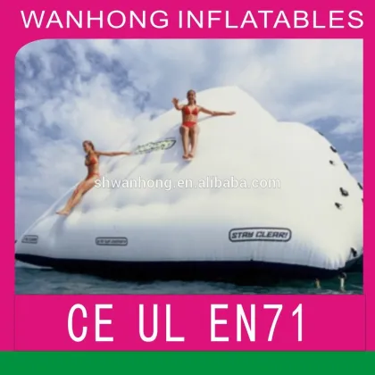 2014 best selling inflatable water iceberg,inflatable floating iceberg