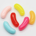 Colorful Round Strip Candy Resina Cabochon Mini perline Slime Handmade Craft Decorazione Charms Ornamenti da scrivania Fornitura di gioielli