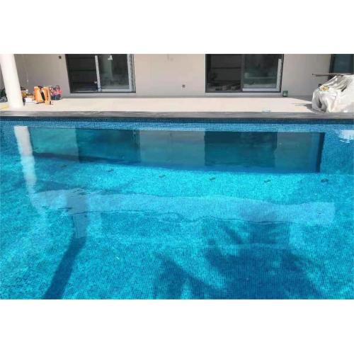 Acrylic window for container swimming pool
