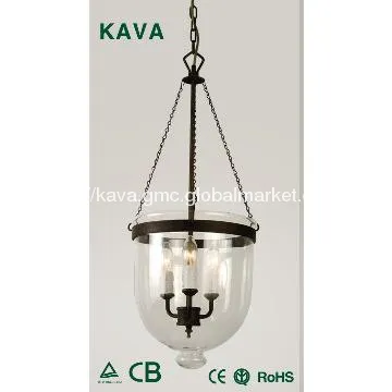 3 lights pendant lighting,clear glass pendant lighting
