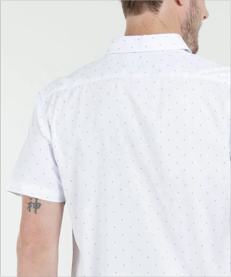 Camisa masculina 100% algodão com impressão ecológica