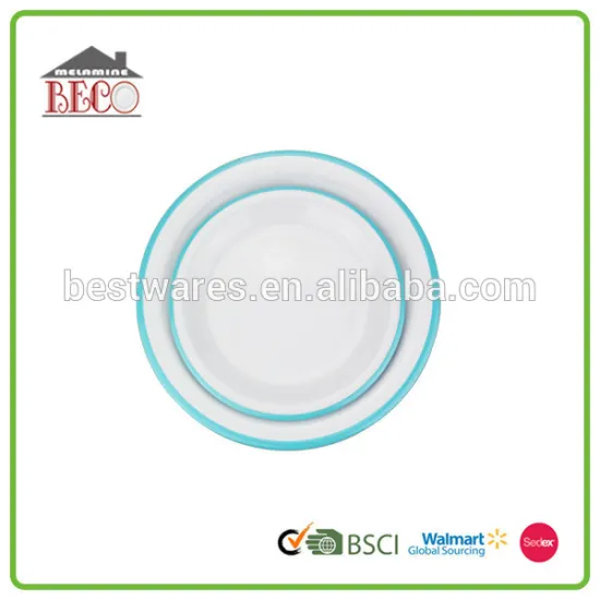 Top sale good quality two tone melamine plate