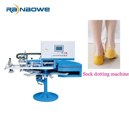 RB-12PS Silicone Sock Dotting Machine with PVC Dotting Function: Precision Textile Embellishment Tool