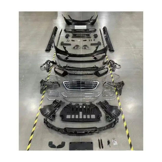 Mercedes-Benz S-Class W222 2018-2020 Body Kit: Front Bumper, Rear Bumper, Grille, Headlights, Taillights