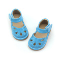 New Arrived Perfect Quality Blue Hollow Squeaky Sandals