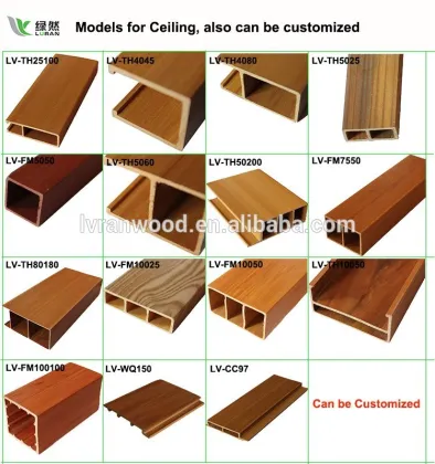 wood plastic composite ceiling tiles