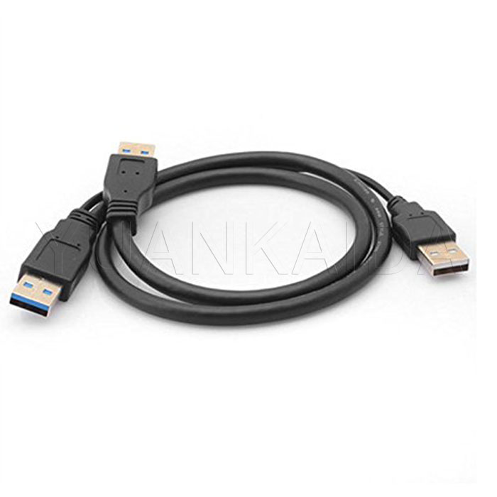 Type-A USB 3.0 Y cable