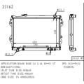 Radiador para Mazda B2600 Base L4 OEM G60715200A