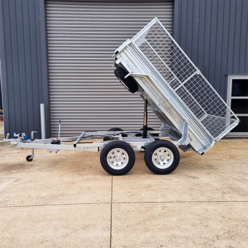 Best Price Galvanised Dump Trailer Single Axle