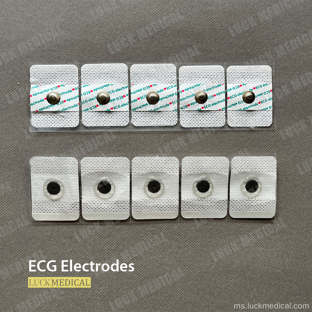 ECG Electrode AG/AGCL Gel Pepejal Kering
