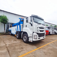 Isuzu 8x4 heavy duty wrecker truck