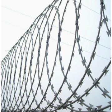 Alambre de púas de afeitar galvanizado en caliente