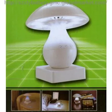 Body feeling mushroom designed mini laptop speaker box with led flash