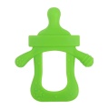 Milk Bottle Design Toy Pacificier Clip Silicone Teether