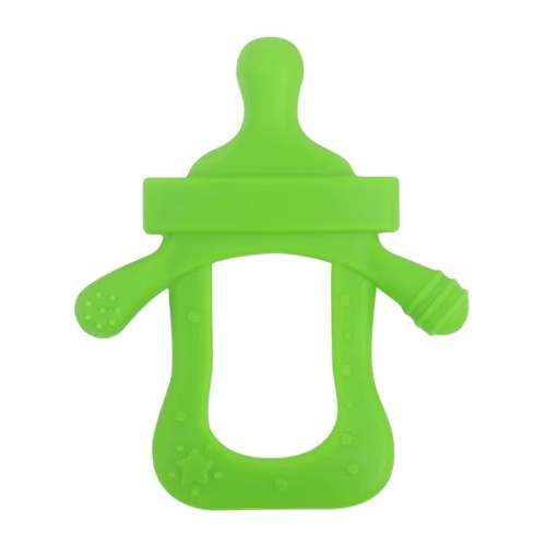 Milk bottle Design Toy Pacifier Clip Silicone Teether