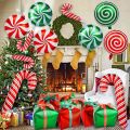 30Pcs Christmas Foil Balloons Set Decorations