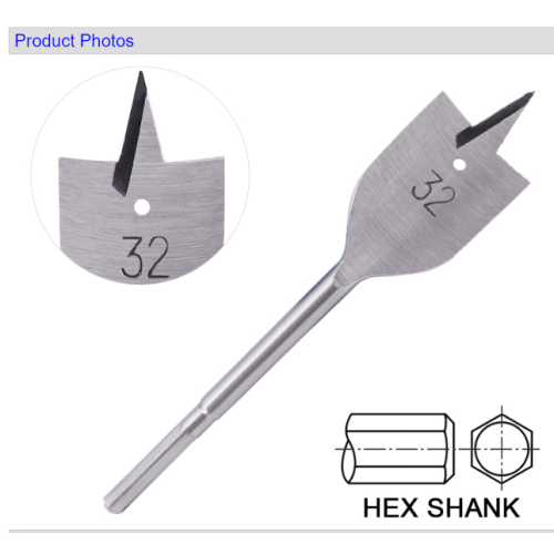 Wood Spade Drill Set for wood metal drilling