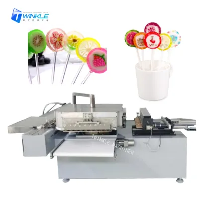 Automated Hard Candy and Fruit Lollipop Production Machine