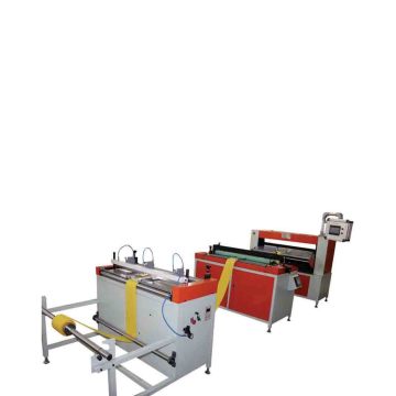 Pre cutting counting origami shaping production line