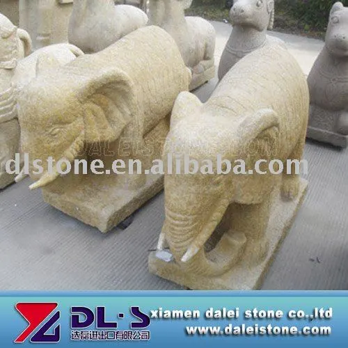 stone elephant sculpture