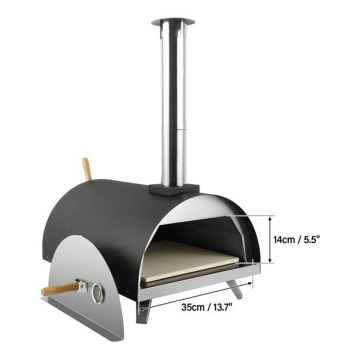AUPLEX Stainless Steel Pellet Ardore Outdoor Smorke BBQ Outdoor Pizza Oven Wood