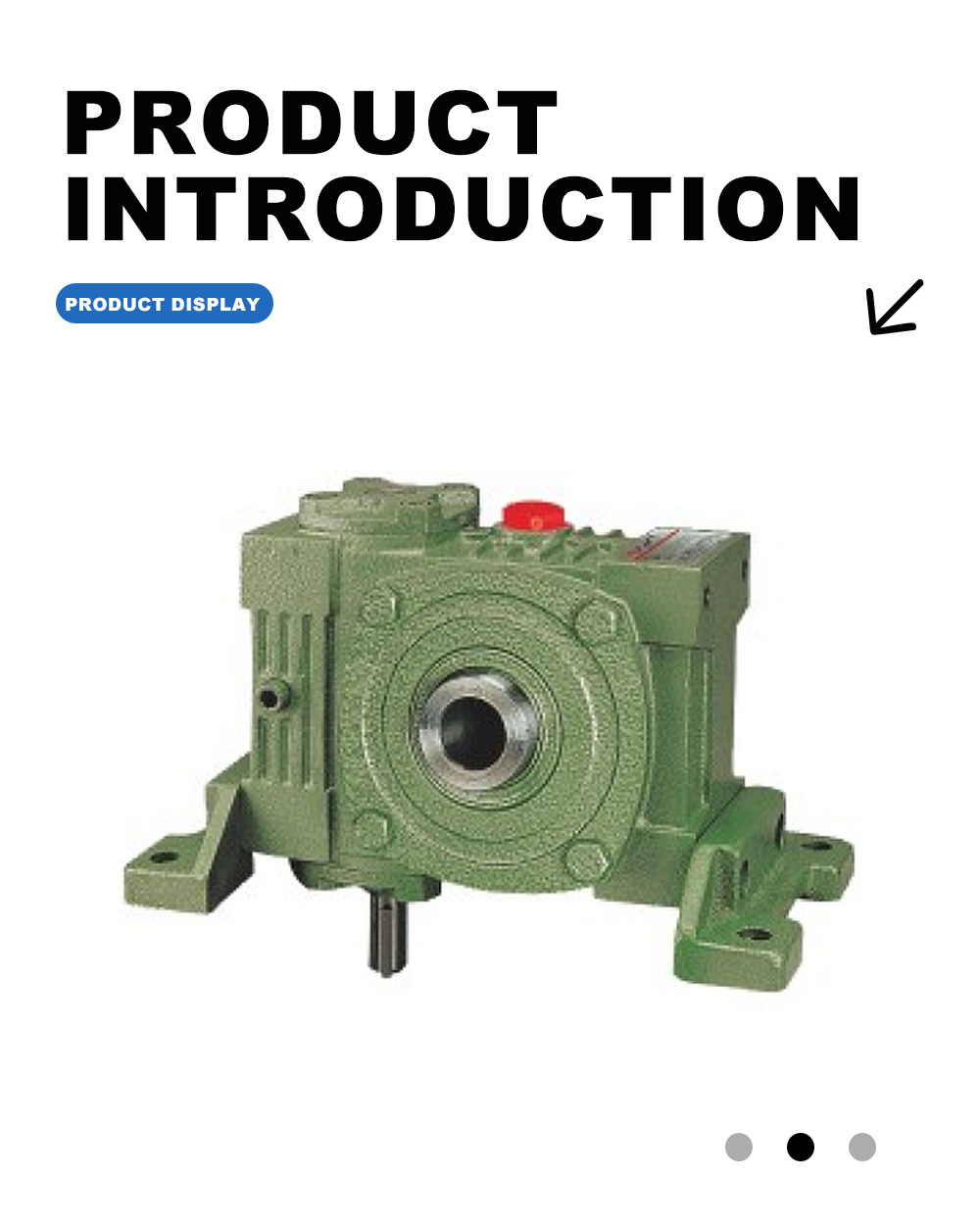 WPWKV Heavy Duty Worm Gear Reducer X