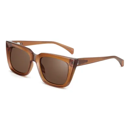 TR90 Fashion Men's Polarized Vintage Luxury Square Sun Glasses