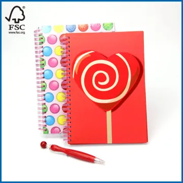 Harcover Ruled Notebook and Pen Gift Set