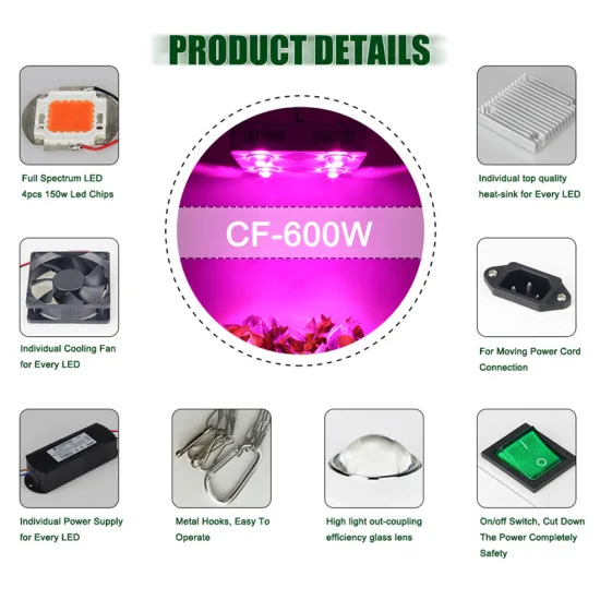 Hot sale 150W cob full spectrum 600watt led grow light
