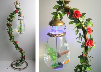 Household decoration fish tank imported